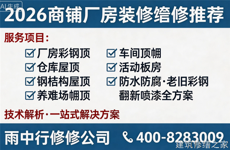 巢湖2026/9庐江县彩钢瓦除锈翻新防腐必坑指南